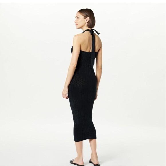 The Drop Women's Crochet Knit Halter Midi Dress, Small, NWT, Resort, Beachy - Picture 4 of 6